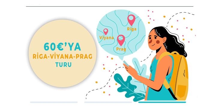 60€'ya Riga-Viyana-Prag Turu